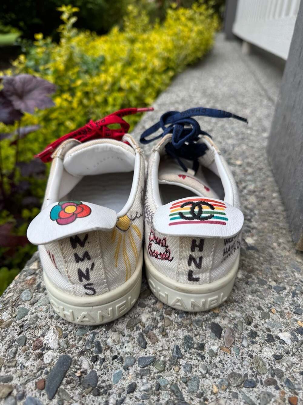 Chanel x Pharrell Williams Capsule Collection Canvas Sneakers - Picture 6 of 15